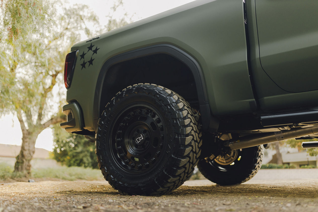2020 GMC Sierra Denali - Black Rhino AXLE - Black | Wheel Pros